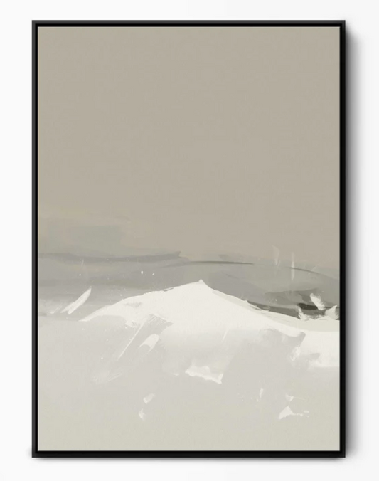 In Awe Framed Abstract Canvas Art 75x105cm (Large)