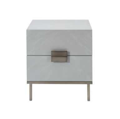 Lilly Bedside - Grey, 50x41x55cm