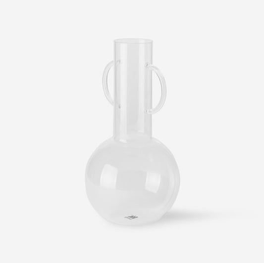 Glass Vase With 2 Ears