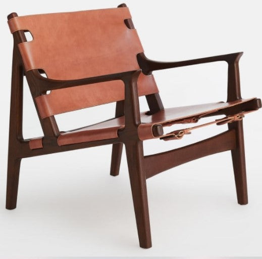 Sagrada Chair, Tan Leather, 74x76x76cm