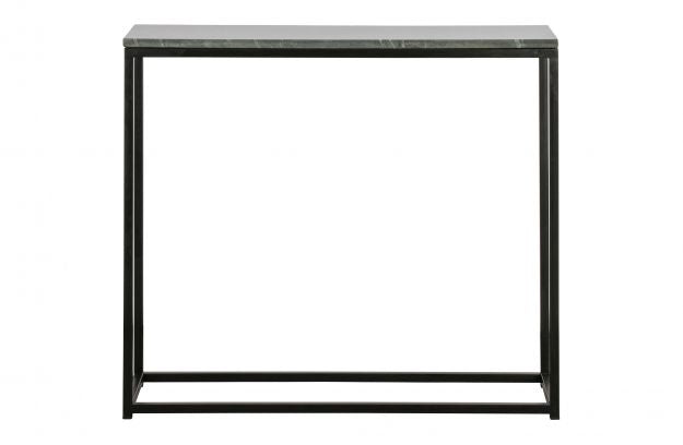 Mellow Console Table Marble Black 85X90X30