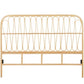 Natural Cane Headboard, Double, 114x135x3.5cm