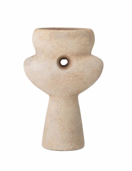 Ngoie Deco Vase, Nature, Terracotta