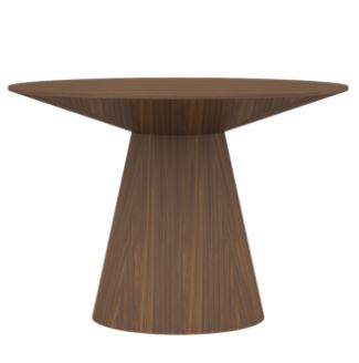 Lotus Dining Table - Walnut, 110x110x75cm