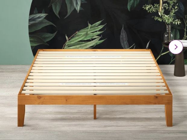 Burg Bed Frame, Rustic Pine Double 4'6, 30.5x136x200cm