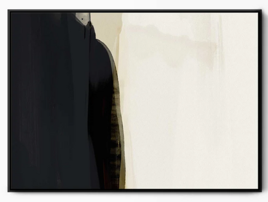 Shore Thing Framed Abstract Canvas Art (Extra Large)