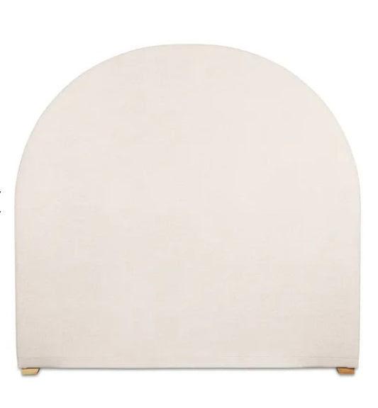 Walter Faux Linen Headboard - Sandstone Single