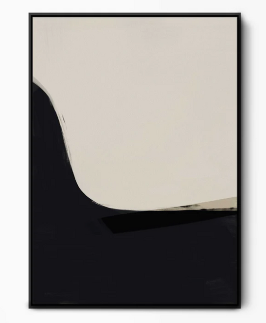Meandering Abstract Canvas Art 75x105cm (Large)