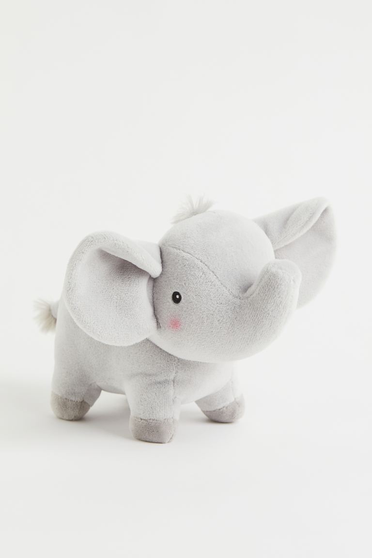 Soft toy - Light grey/Elephant