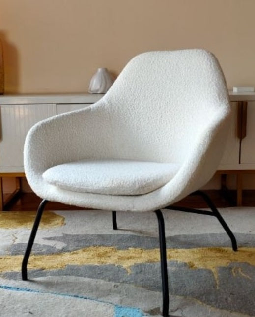 Moby Accent Chair - Cream, 72x73x83.5cm