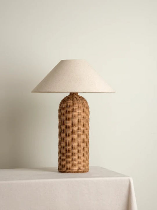 Ensia Tall Rattan Table Lamp