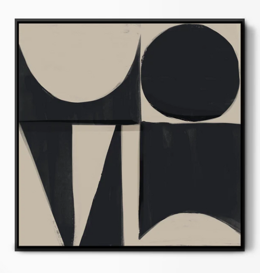 Follow The Sun Abstract Canvas 85x85cm