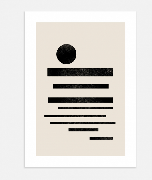 Sunset Lines Poster 30x40cm