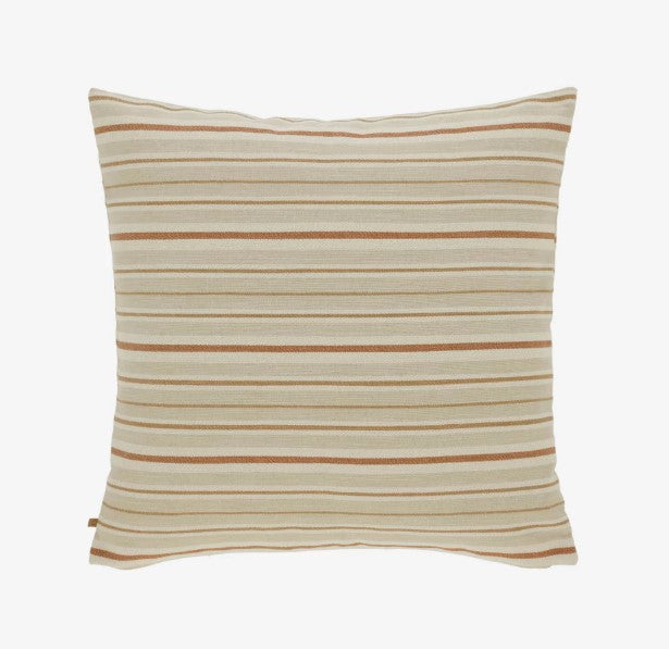 Sydelle Cushion Cover In Beige With Ecru and Maroon