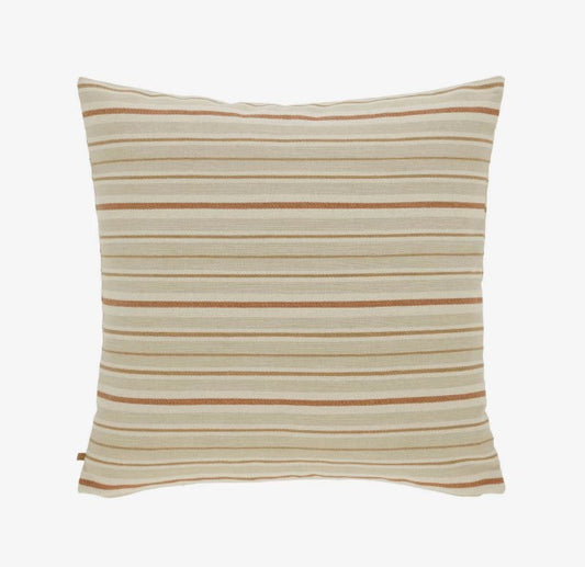 Sydelle Cushion Cover In Beige With Ecru and Maroon