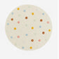 Tufted-spot Cotton Rug, Light beige/Spotted - 130cm
