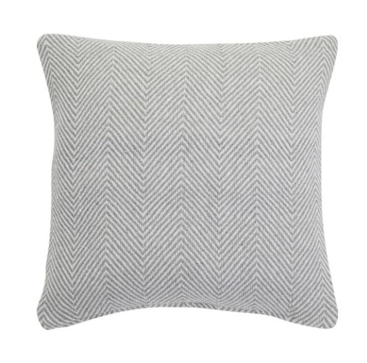 Jenson Herringbone Cushion Grey 43x43cm