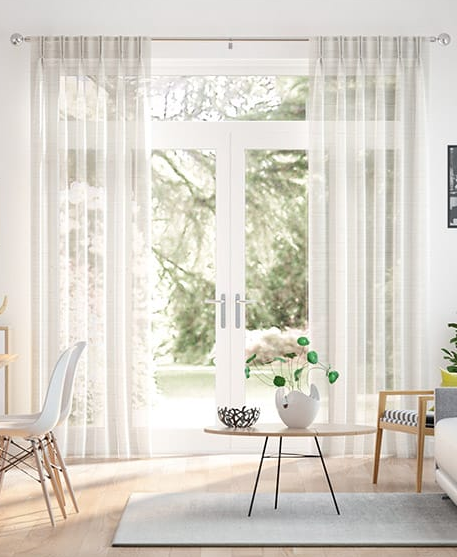 Madagascar Voile Neutral Curtains 300x203cm