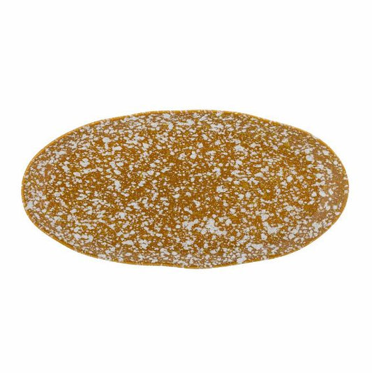 Carmel Serving Plate, Brown, Stoneware