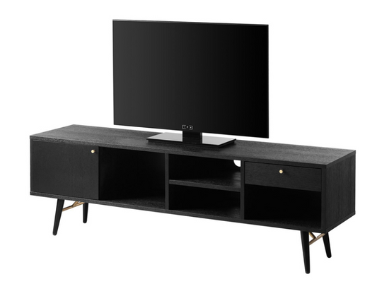 Barcelona TV Unit 1500 - Black and Copper, 40x150x50cm