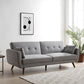 Oslo Sofa Bed Hestia Grey Soft Touch, 81x218x83cm