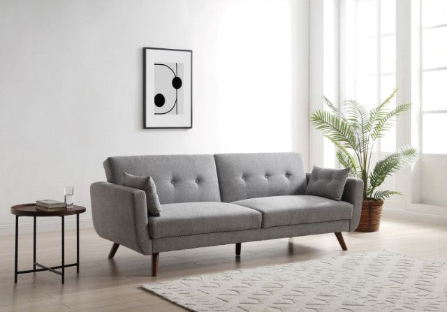 Oslo Sofa Bed Hestia Grey Soft Touch, 81x218x83cm