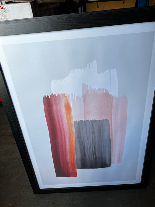 Pastel Paint Brush, 50 x 70cm, framed