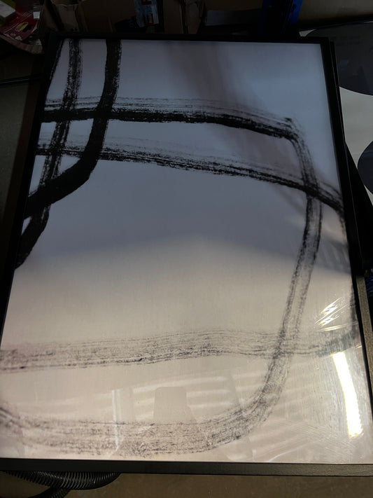 Brush Paint, 50 x 70cm, framed