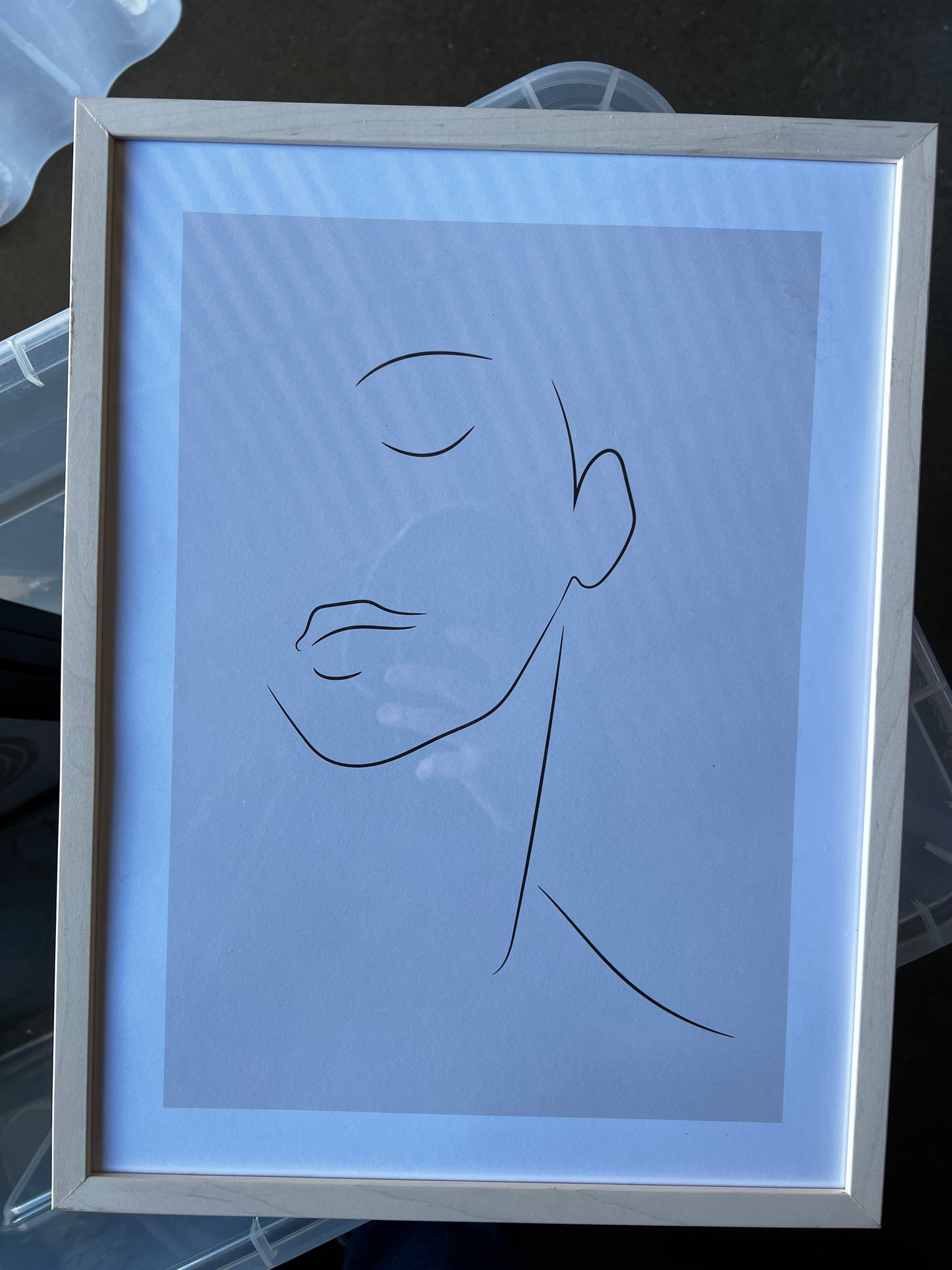 Simple Lines No2, 30 x 40cm, framed