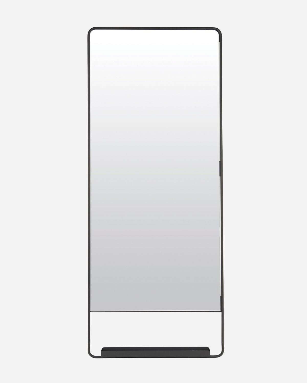 Mirror w. shelf, Chic, Black
