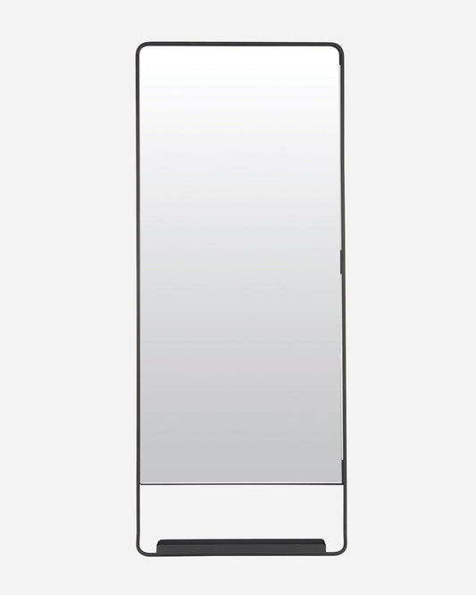 Mirror w. shelf, Chic, Black