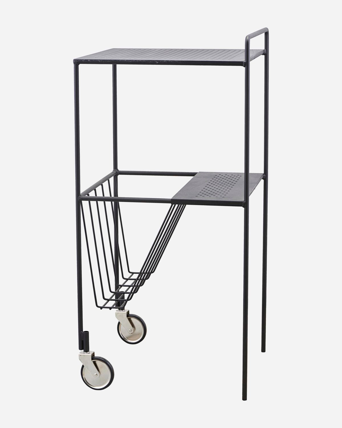 Bar Trolley - Black, 35x35x75cm