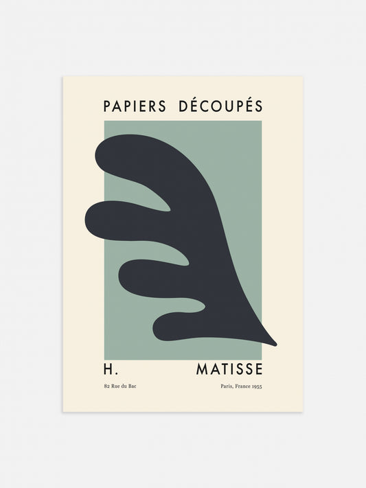 Matisse Cutout Green Poster 30x40cm