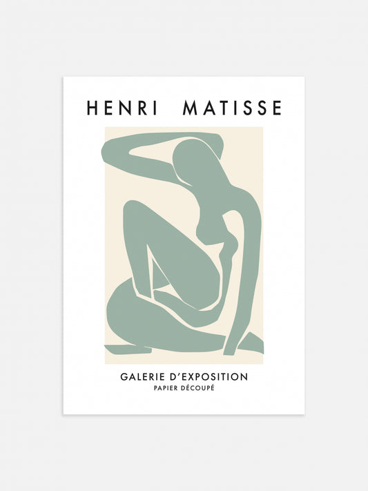 Henri Matisse Deux Verte Poster 30x40cm