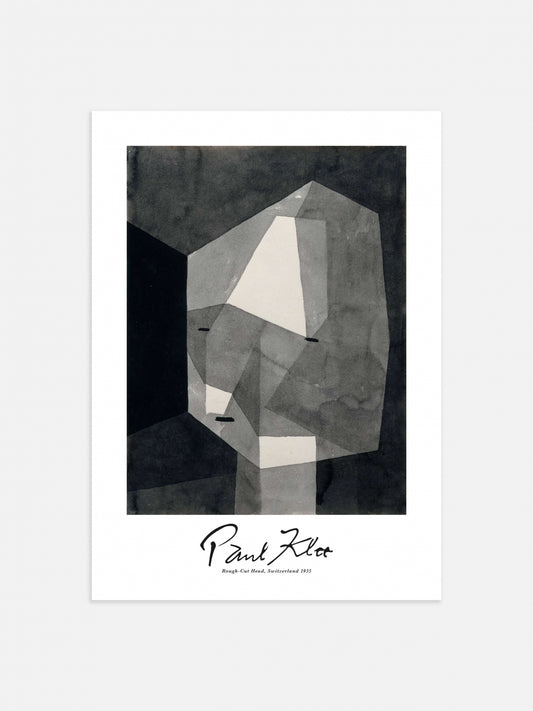 Rough-Cut Head by Paul Klee Poster 30x40cm