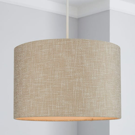 Boucle Lamp Shade 35cm Natural, 35x23cm