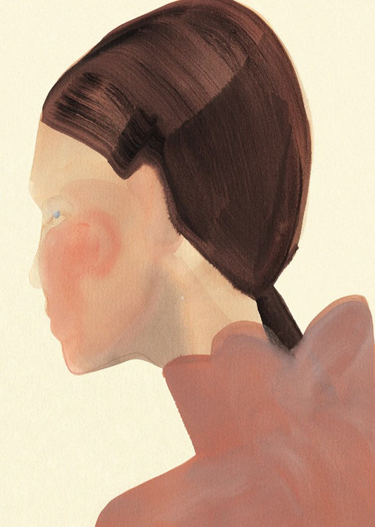 The Ponytail By Amelie Hegardt 30 x 40cm