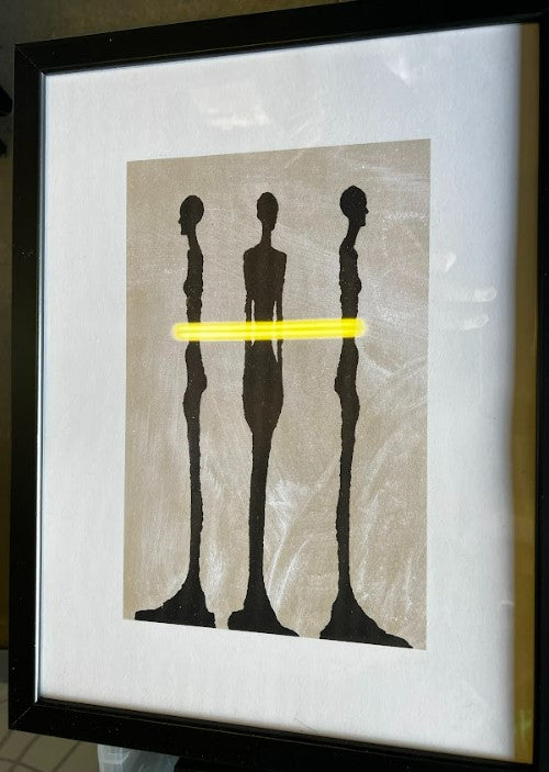 Men Shadow Poster 30 x 40cm