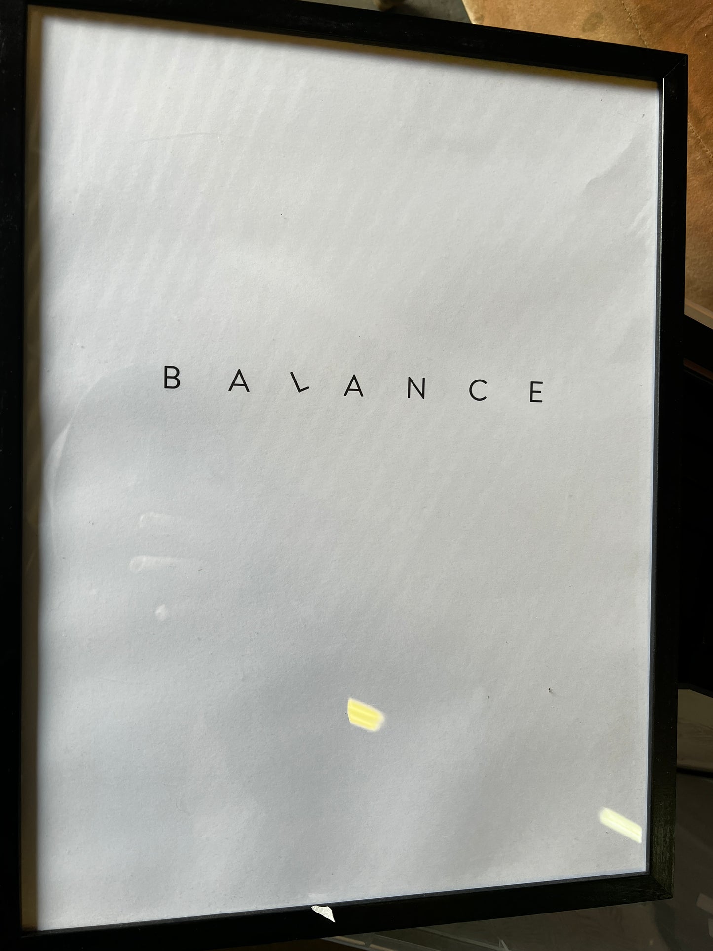 SIMPLE BALANCE, 30 x 40cm, framed