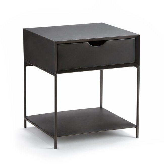 Mambo Metal Bedside Table, 50cm x 55cm x 52cm