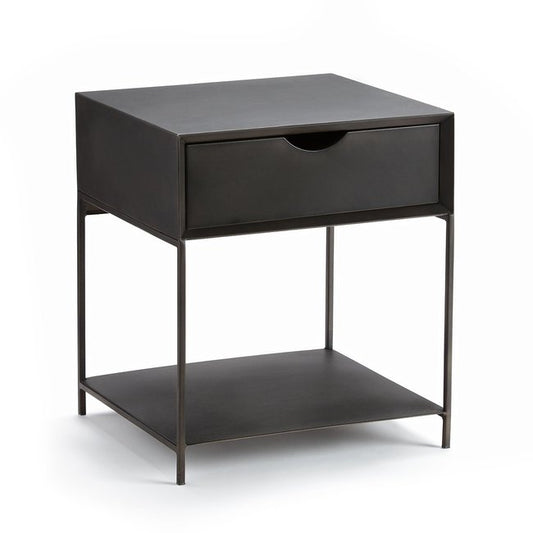Mambo Metal Bedside Table, 50cm x 55cm x 52cm