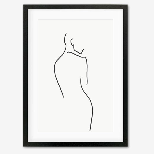 Line Art Trio 50 x 70 cm / Black Frame