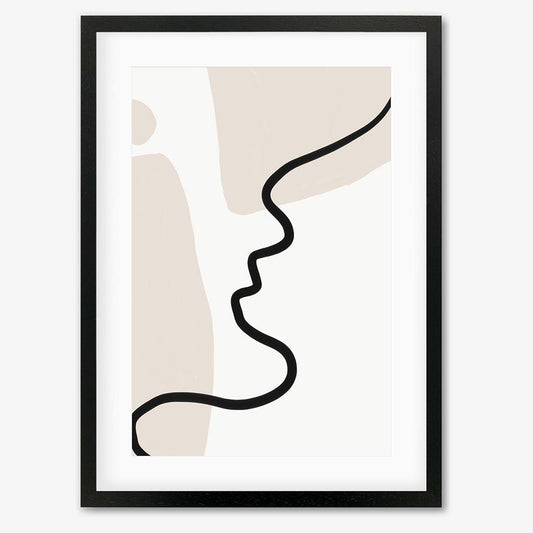 NEUTRAL LINE DRAWINGS 40 x 50 cm / Black Frame
