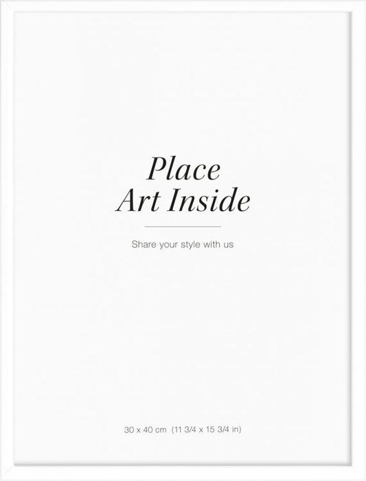 White picture frame plexi