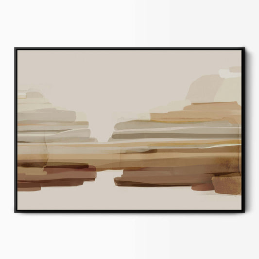 Ready To Rock Abstract Canvas Art 75x105cm (Large)