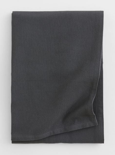 Waffled Bedspread, Dark grey 180x250