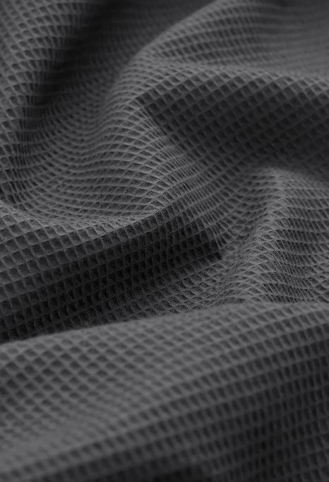 Waffled Bedspread, Dark grey 180x250