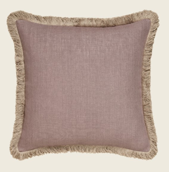 Lilias Linen Cushion Cover - Warm Grey