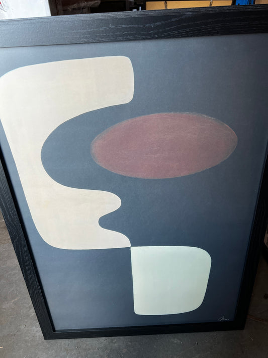 Faces 01  By Mae Studio, 50 x 70cm, framed