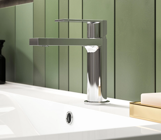 Hudson Reed Sottile Round Basin Mixer Tap & Waste